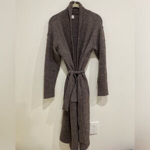 Frank and Oak Cozy Brown Knit Cardigan